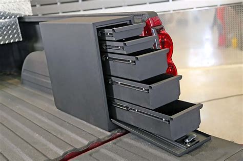 Wheel Well Tool Box with Drawers 